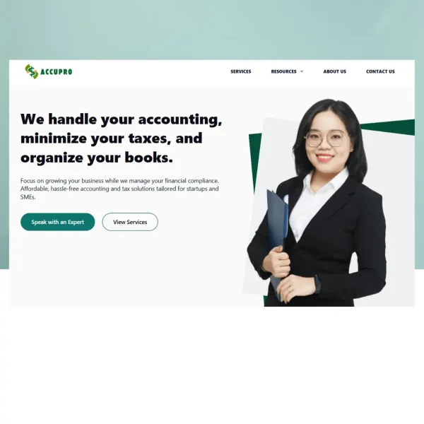 Accupro – Premium Accounting & Tax Firm Starter Site
